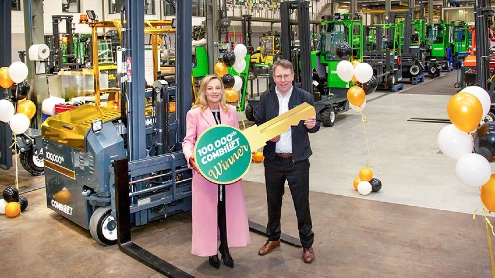 Combilift turns forklift milestone into outstanding UNICEF donation