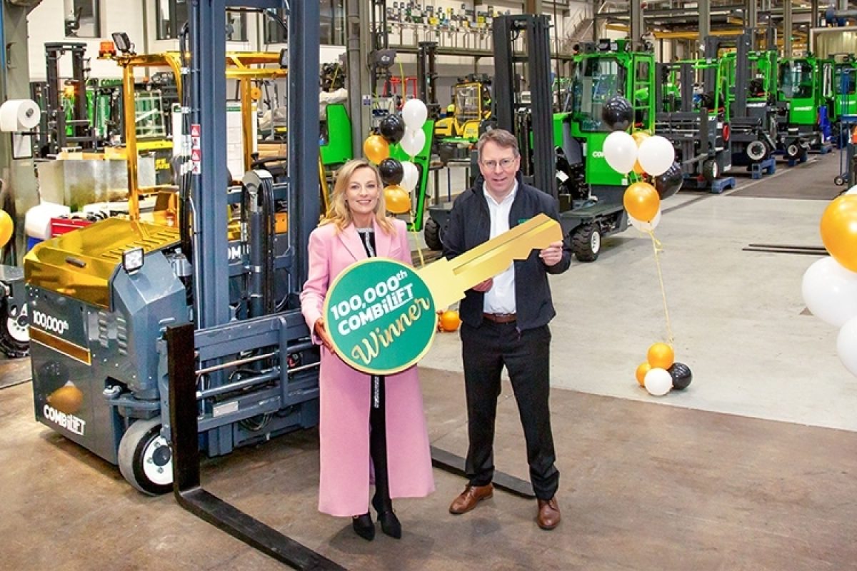 Combilift turns forklift milestone into outstanding UNICEF donation