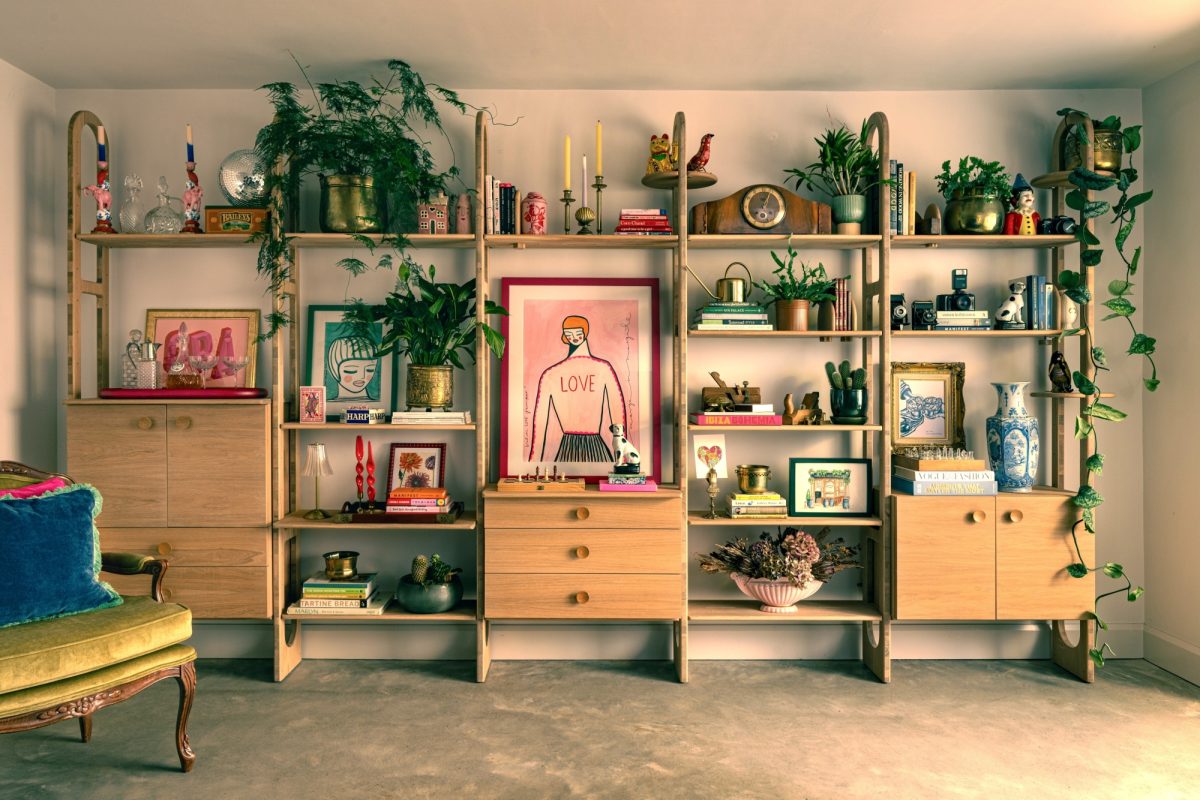PONC modular shelving system